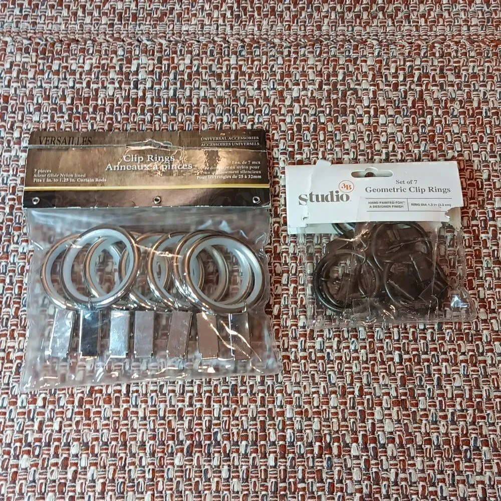 New‎ 2 Packs Clip Rings For Curtains Versailles And Studio